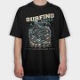 Sufing Souls, Tricou Oversize Barbati (Unisex)