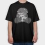 Zombie Teddy Bear 2, Tricou Oversize Barbati (Unisex)