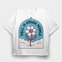 Hell Is Other People, Tricou Oversize Barbati (Unisex)