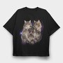 Persian Cats Space, Tricou Oversize Barbati (Unisex)