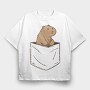 Pocket Prairie Dog, Tricou Oversize Barbati (Unisex)