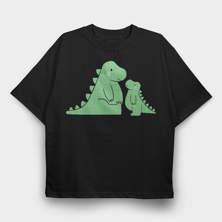 Cute Dinosaur, Tricou Oversize Barbati (Unisex)