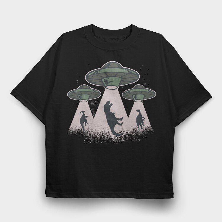 The Extinction of Dinosaurs, Tricou Oversize Barbati (Unisex)