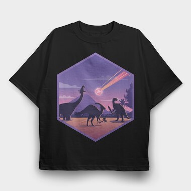 Dinosaurs, Tricou Oversize Barbati (Unisex)