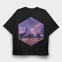 Dinosaurs, Tricou Oversize Barbati (Unisex)