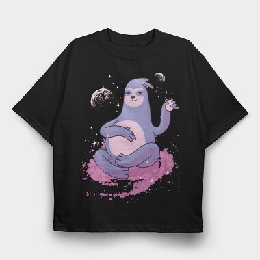 Space Sloth, Tricou Oversize Barbati (Unisex)
