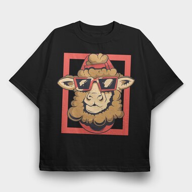 Sheep Glasses, Tricou Oversize Barbati (Unisex)