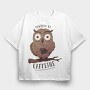Caffeine, Tricou Oversize Barbati (Unisex)