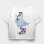 Cool Gull, Tricou Oversize Barbati (Unisex)