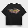 Arowana Watercolor, Tricou Oversize Barbati (Unisex)