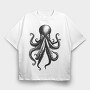 Octopus, Tricou Oversize Barbati (Unisex)