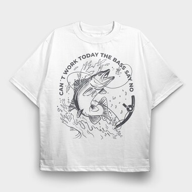 Can't Work Today, Tricou Oversize Barbati (Unisex)