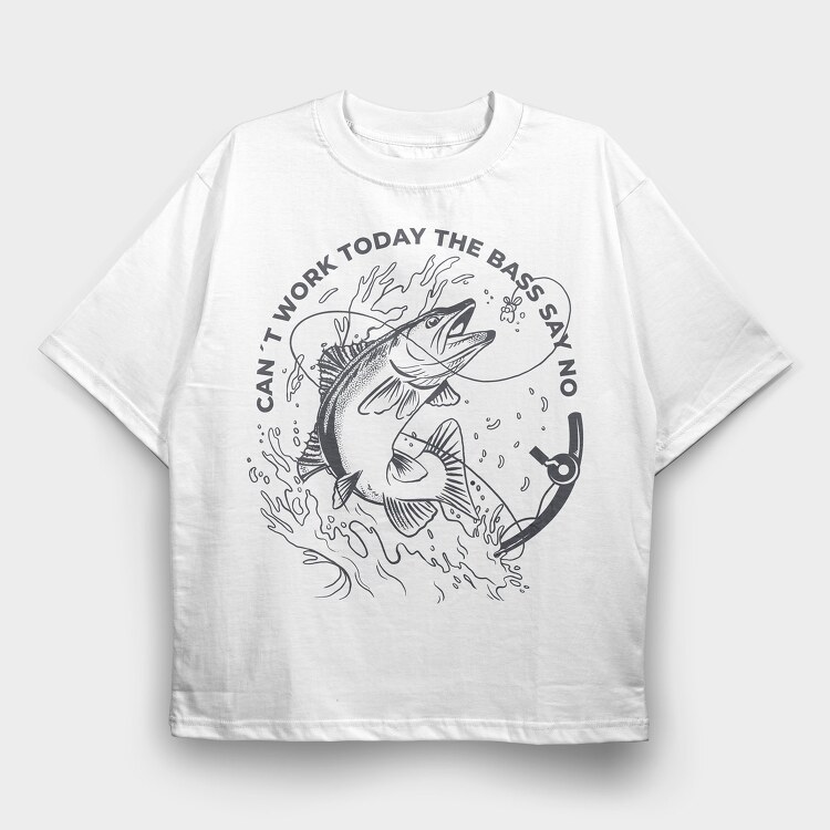 Can't Work Today, Tricou Oversize Barbati (Unisex)