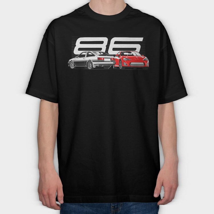 EIGHTY SIX, Tricou Oversize Barbati (Unisex)