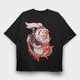 Killer Rabbit, Tricou Oversize Barbati (Unisex)