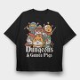 Dungeons And Guinea Pigs, Tricou Oversize Barbati (Unisex)