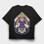 Unicorn Illuminatti, Tricou Oversize Barbati (Unisex)