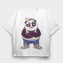 Mad Panda Boy, Tricou Oversize Barbati (Unisex)