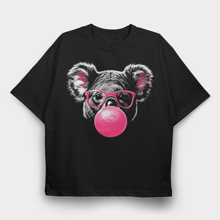 Koala, Tricou Oversize Barbati (Unisex)