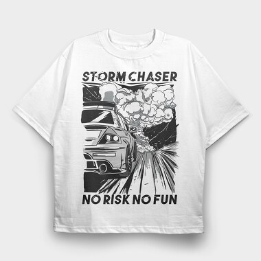 Storm Chaser, Tricou Oversize Barbati (Unisex)