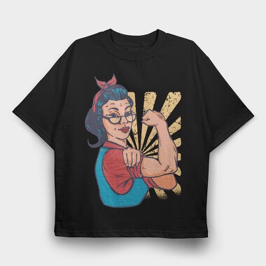 Retiring Woman Success, Tricou Oversize Barbati (Unisex)