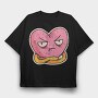 Disgusted Heart, Tricou Oversize Barbati (Unisex)