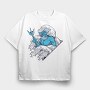 Poseidon, Tricou Oversize Barbati (Unisex)