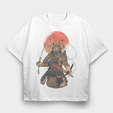 Samurai Spinning Rod Net, Tricou Oversize Barbati (Unisex)