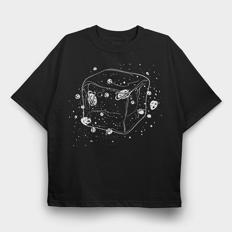 Space Ice, Tricou Oversize Barbati (Unisex)