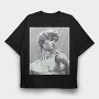 David Statue, Tricou Oversize Barbati (Unisex)