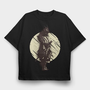 Samurai Paint, Tricou Oversize Barbati (Unisex)