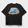 Offroad Camping, Tricou Oversize Barbati (Unisex)