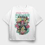 Space Potato Squad, Tricou Oversize Barbati (Unisex)