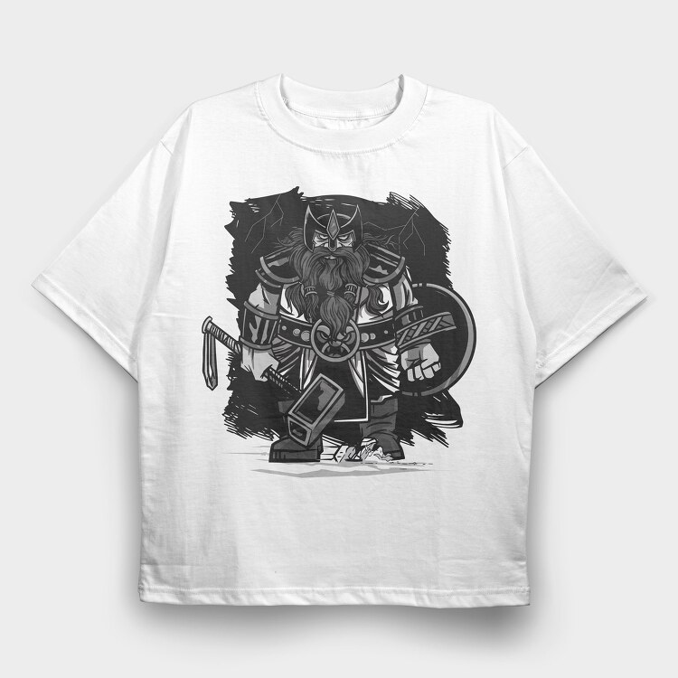 Dwarf, Tricou Oversize Barbati (Unisex)