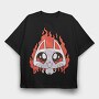 Devil Cat, Tricou Oversize Barbati (Unisex)