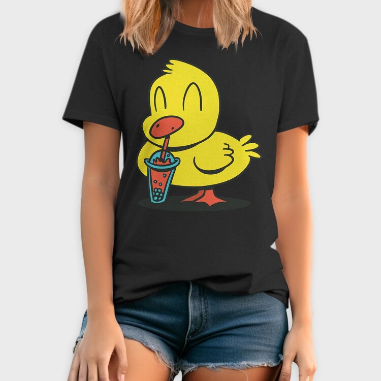 Duck Bubble Tea, Tricou Barbati (Unisex)
