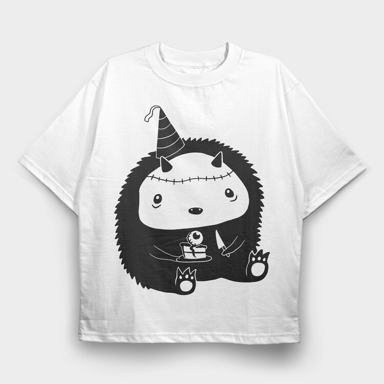 Cute Monster, Tricou Oversize Barbati (Unisex)