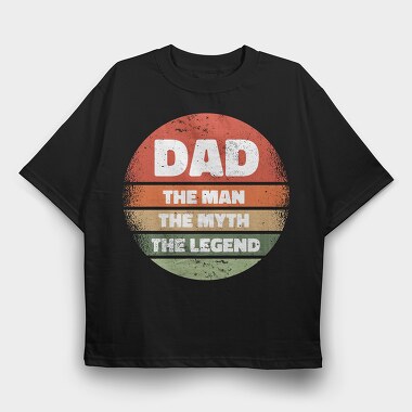 Dad, Tricou Oversize Barbati (Unisex)