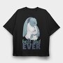 Best Dad Ever Penguin, Tricou Oversize Barbati (Unisex)