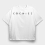 Enemies, Tricou Oversize Barbati (Unisex)