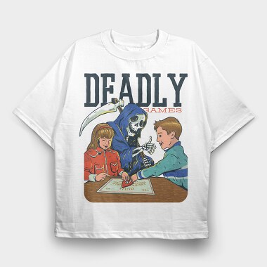 Deadly Games, Tricou Oversize Barbati (Unisex)