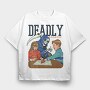 Deadly Games, Tricou Oversize Barbati (Unisex)