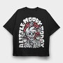 Moody Skeleton, Tricou Oversize Barbati (Unisex)