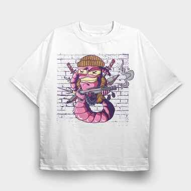 War Worm, Tricou Oversize Barbati (Unisex)