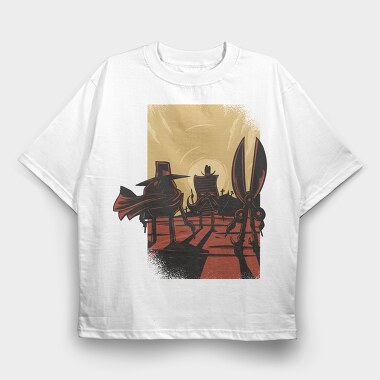 Rock Paper Scissors, Tricou Oversize Barbati (Unisex)