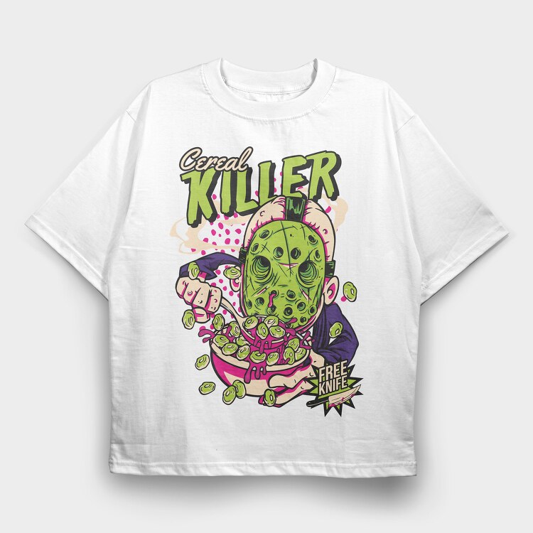 Cereal Killer, Tricou Oversize Barbati (Unisex)