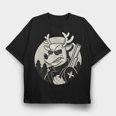 Rudolphs Revenge, Tricou Oversize Barbati (Unisex)