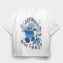 Definitely Not Crazy Hot Dog, Tricou Oversize Barbati (Unisex)