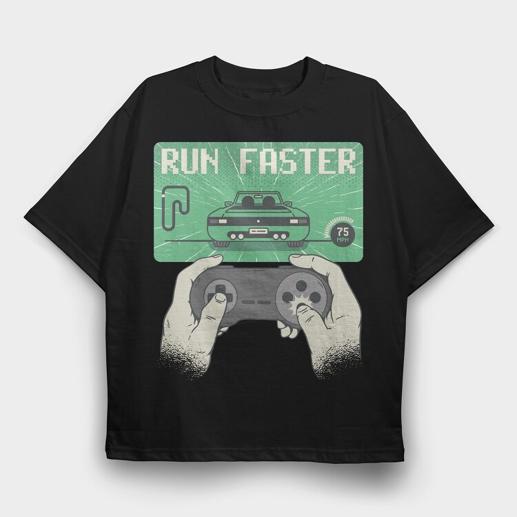 Car Games, Tricou Oversize Barbati (Unisex)