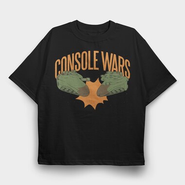 Console Wars, Tricou Oversize Barbati (Unisex)